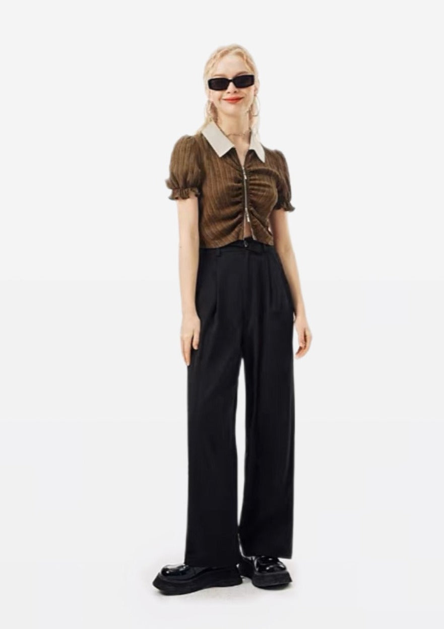 I'M ONE Minimalist Straight Casual Pants