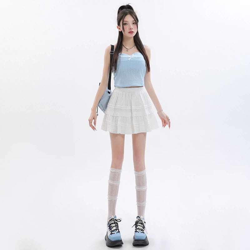 Konggeins Casual high waist skirt