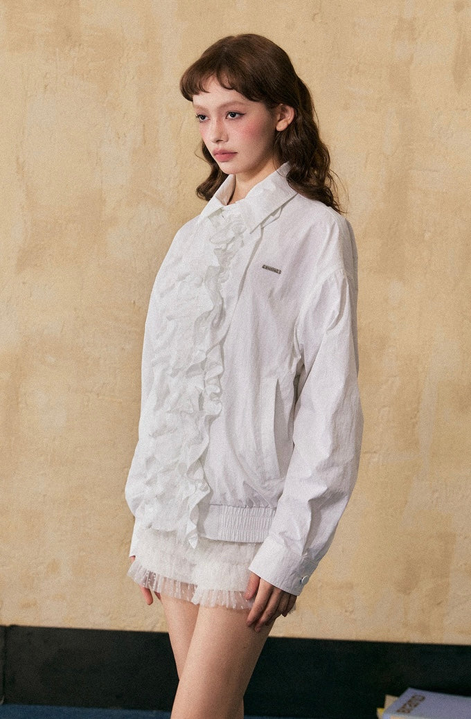 EZEK&STUDIO Sun Protection Clothing lace top