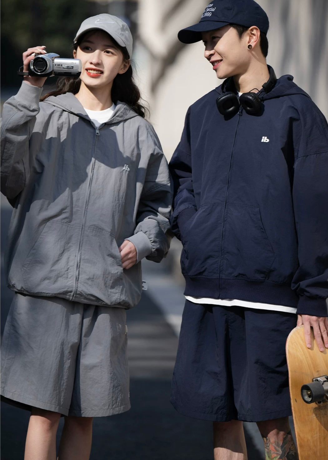 BELLKENIDE Set-up Casual Sports Hooded Jacket
