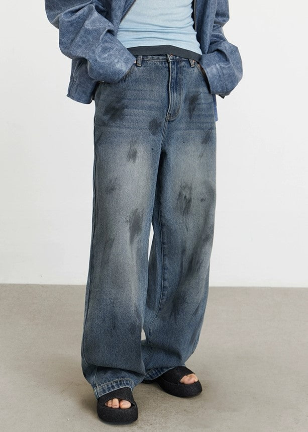 CRYING CENTER Straight Loose Vintage Jeans