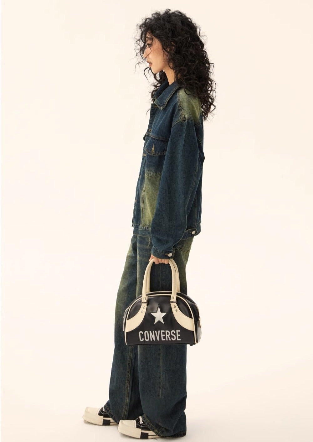 EZEK&STUDIO Casual Vintage Denim Jacket