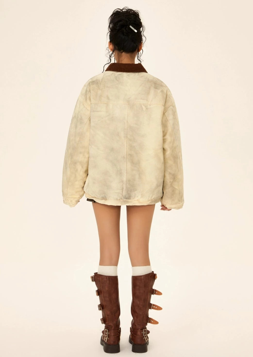 EZEK&STUDIO Ivoly Color Beast Jacket