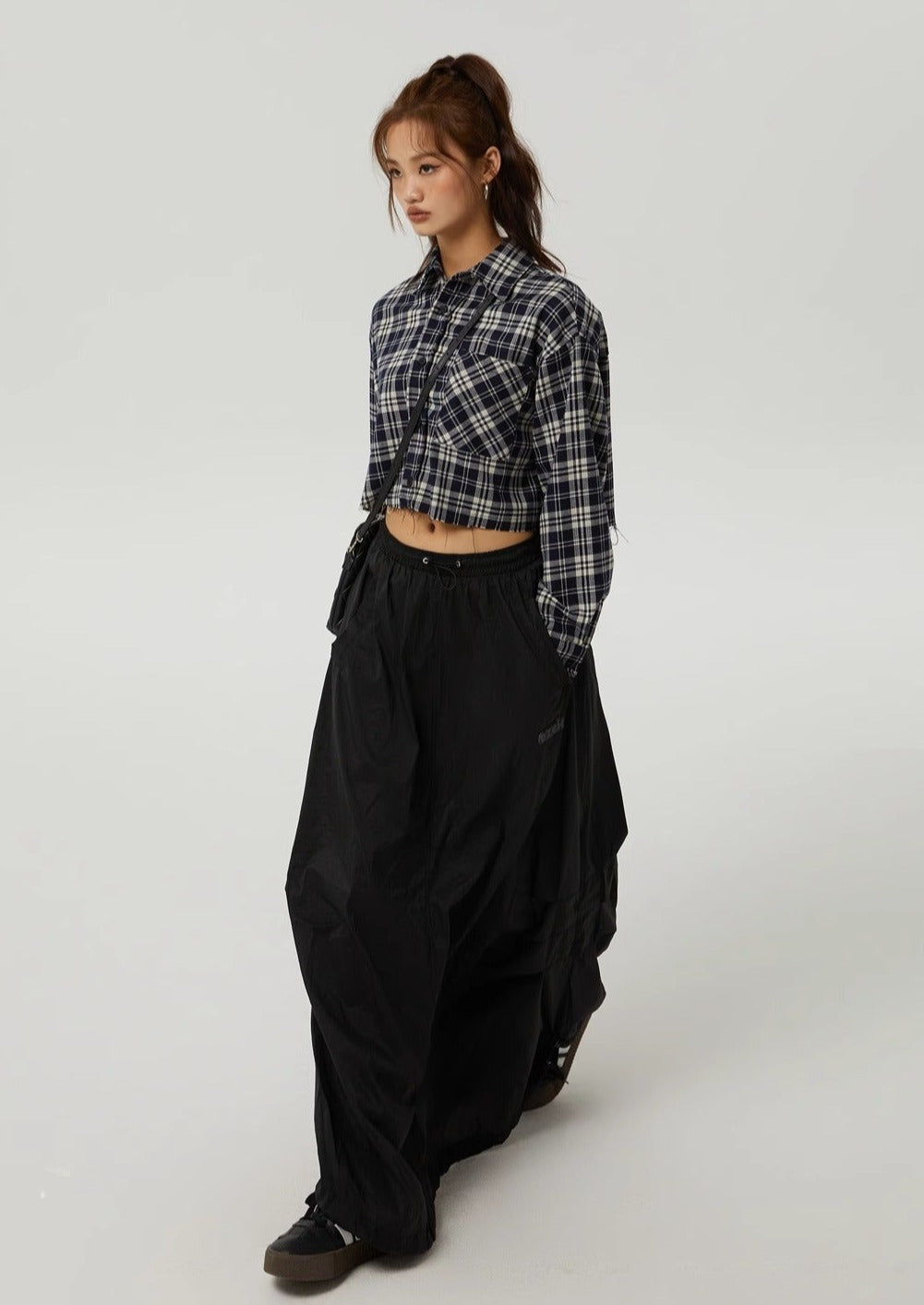 EZEK&STUDIO Bluish Pattern Casual Shirt