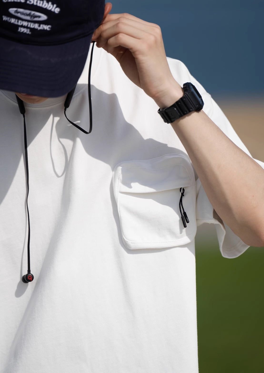 BELLKENIDE Street Style Pocket T-shirt
