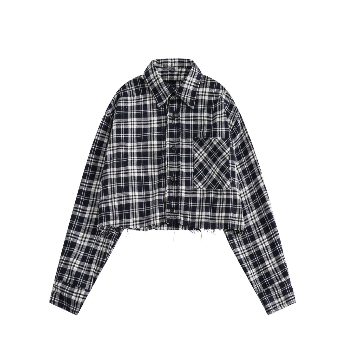 EZEK&STUDIO Bluish Pattern Casual Shirt