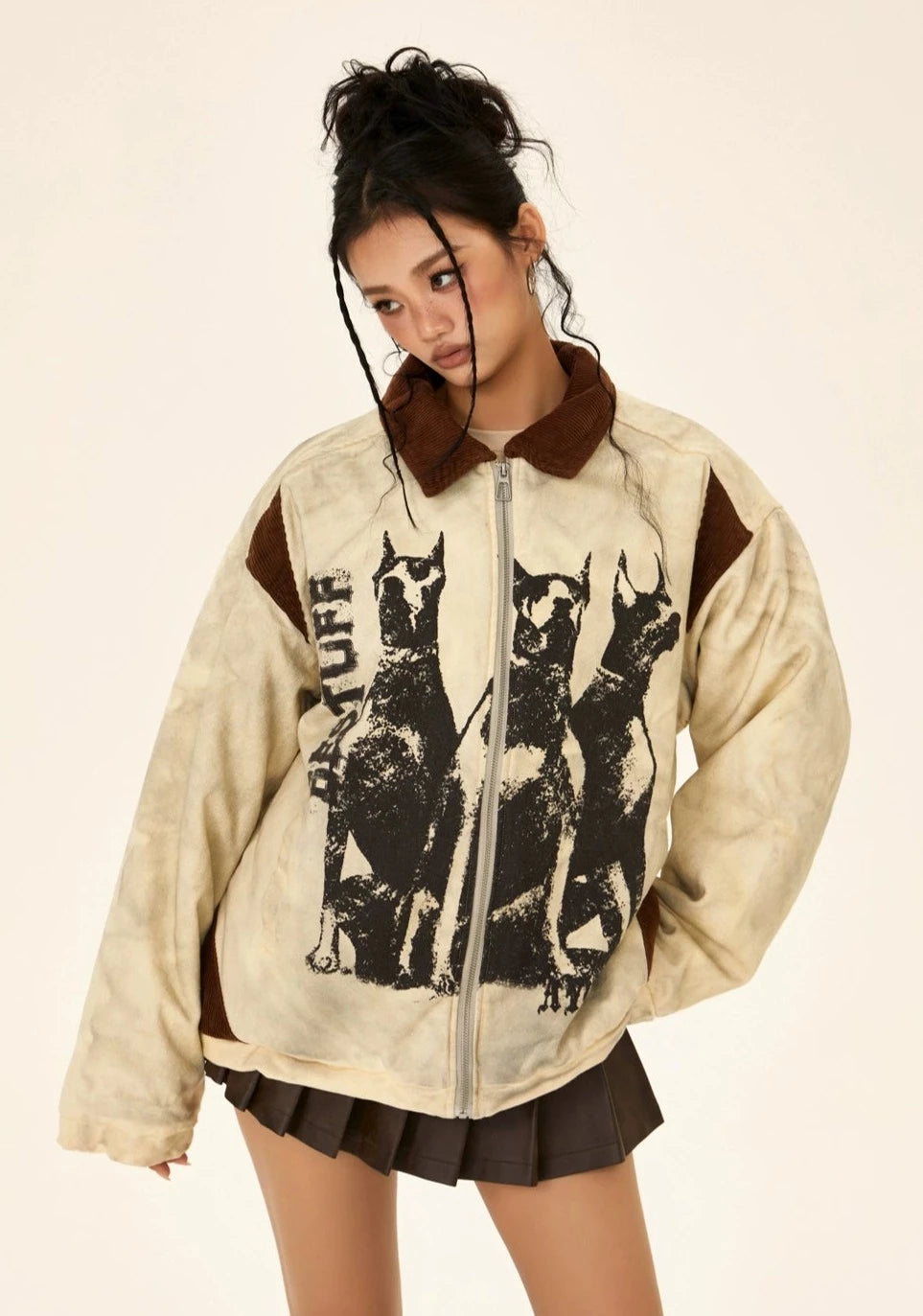 EZEK&STUDIO Ivoly Color Beast Jacket