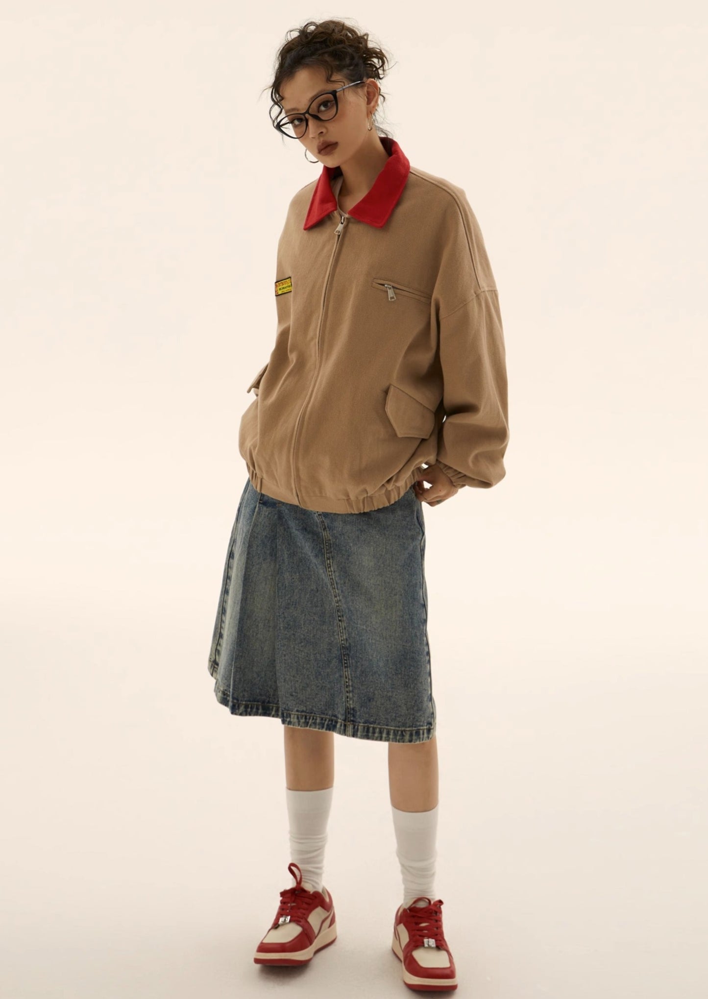 EZEK&STUDIO Classic Style Loose Casual Jacket