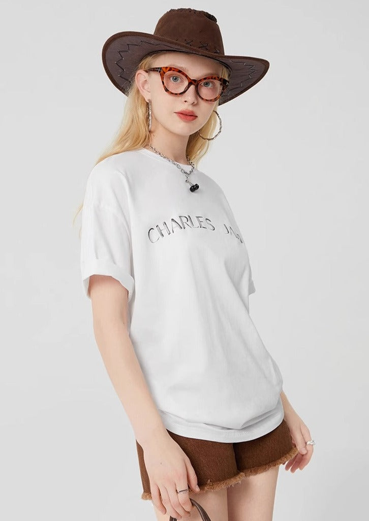 I'M ONE Round Neck Design T-shirt