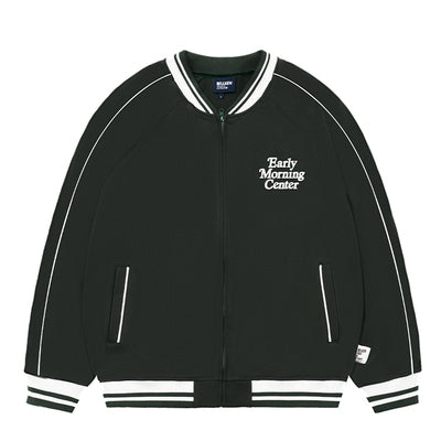 BELLKENIDE Simple Embroidery Baseball Jacket