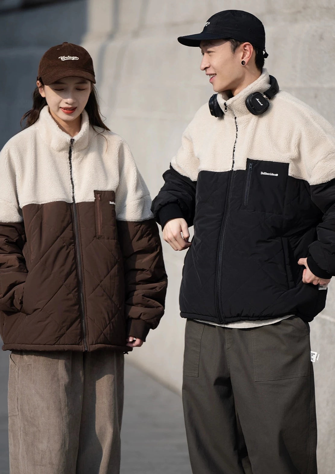 BELLKENIDE Lamb Warmer Zipper Jacket