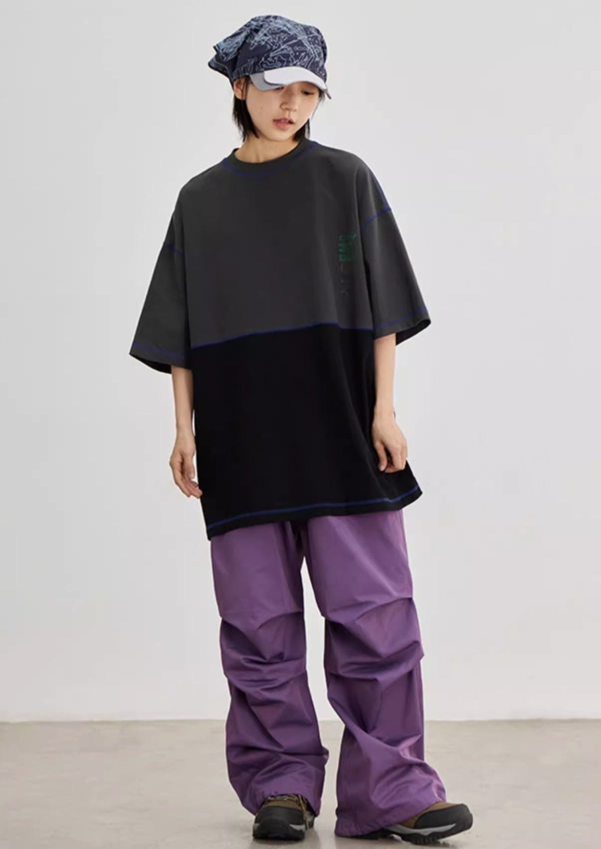 CRYING CENTER Flower Back Prin T-shirt