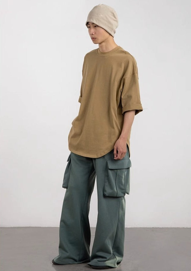 CRYING CENTER Low Waist Work Pocket Pants