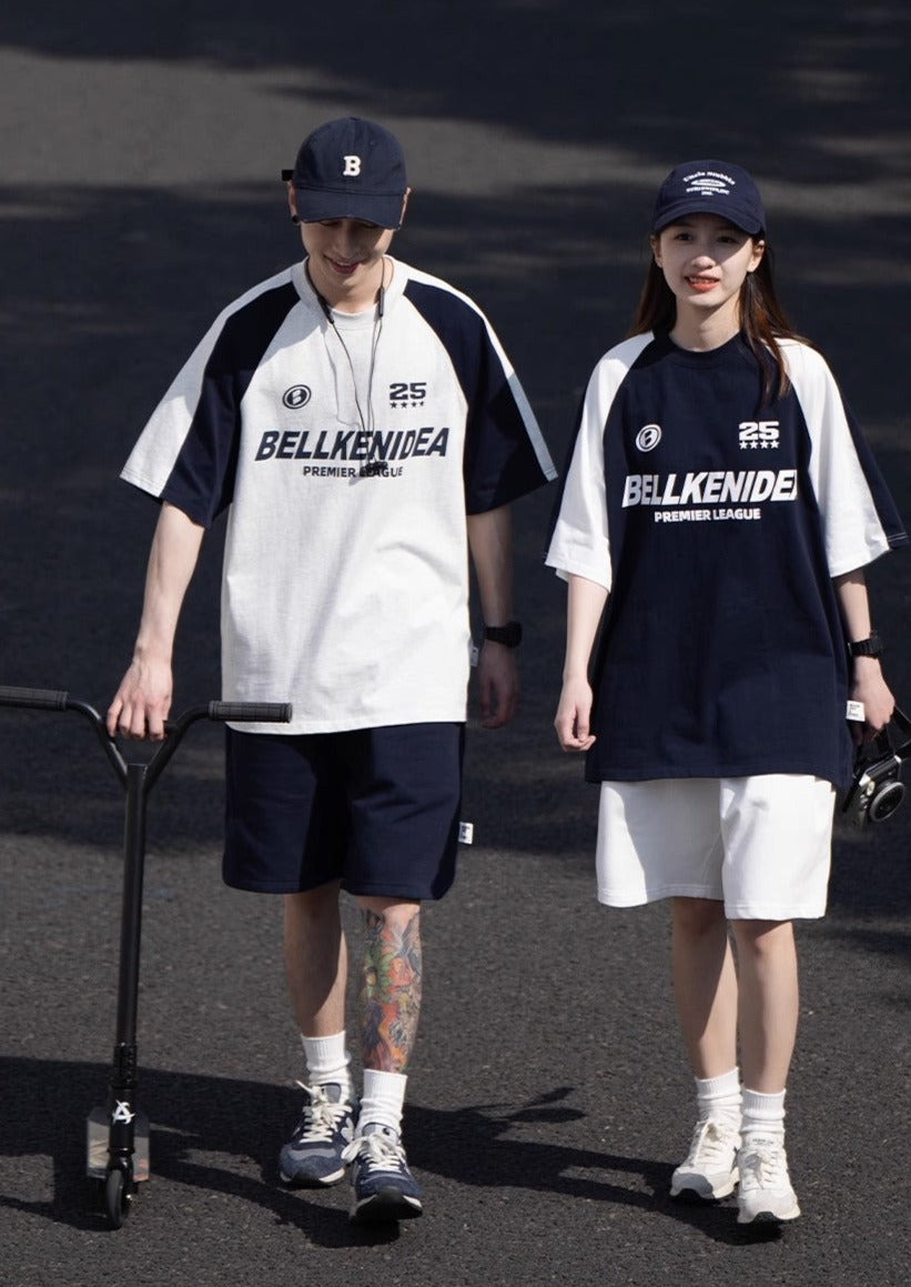 BELLKENIDE Classic Sports Style Skater T-shirt