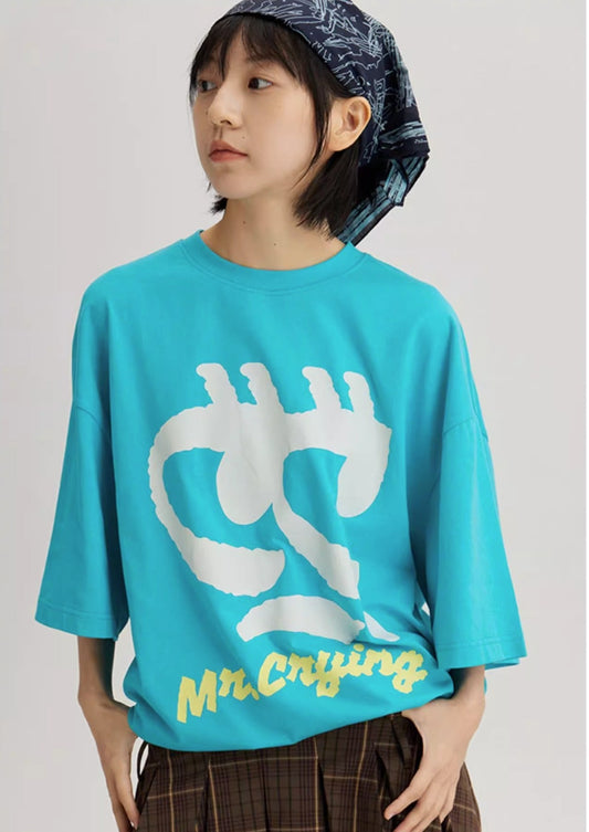 CRYING CENTER Cry Face Print T-shirt