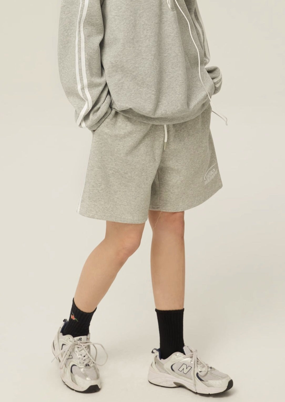 EZEK&STUDIO Half-button Collar SweatHalfPants