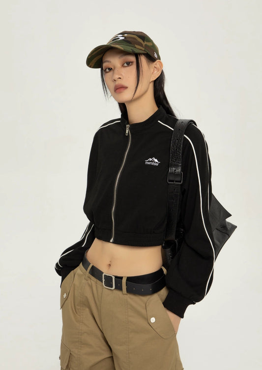 EZEK&STUDIO  Black Long-Sleeved Jacket