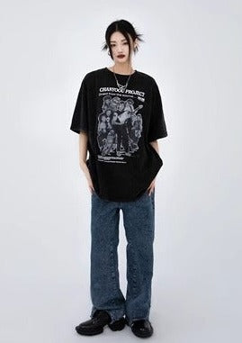 EZEK&STUDIO Chan Yoou Band T-shirt