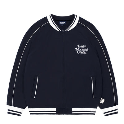 BELLKENIDE Simple Embroidery Baseball Jacket