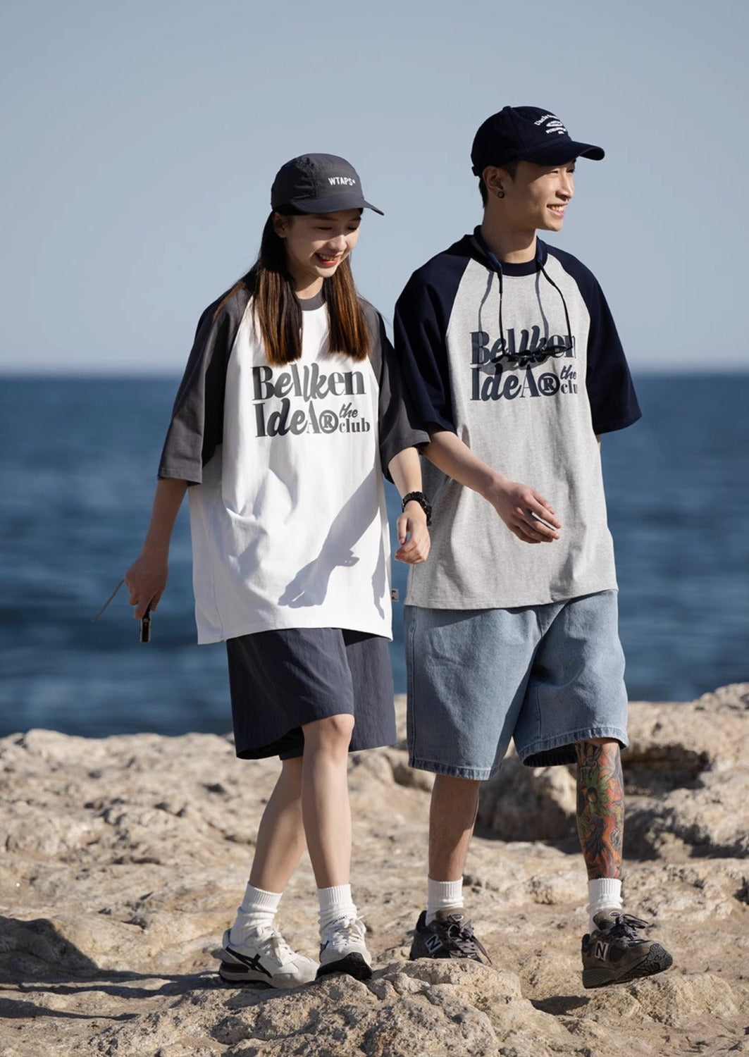 BELLKENIDE Vintage Color Raglan T-shirt