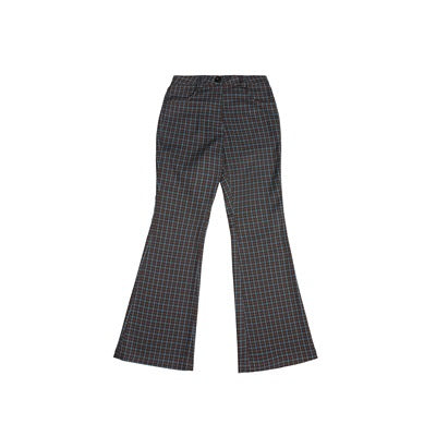 EZEK&STUDIO American Checked Loose Straight Pants