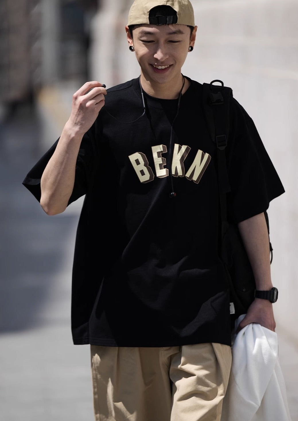 BELLKENIDE Bekn Loose Print T-shirt