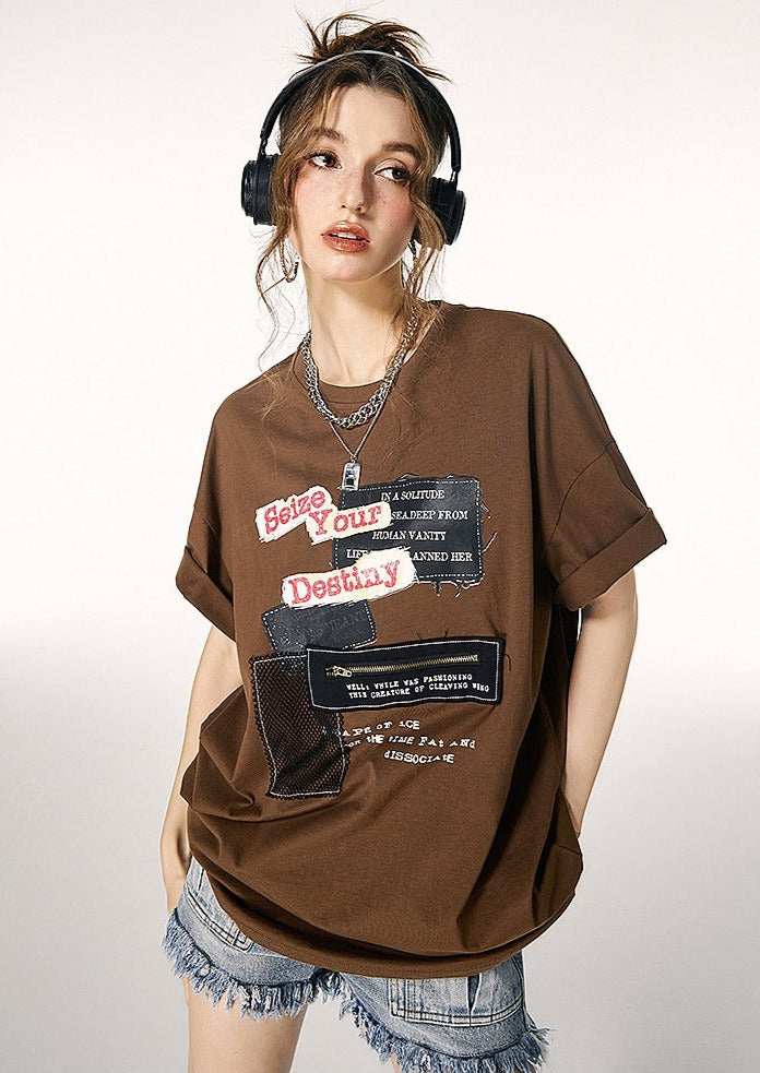 I'M ONE Red American Vintage T-shirt