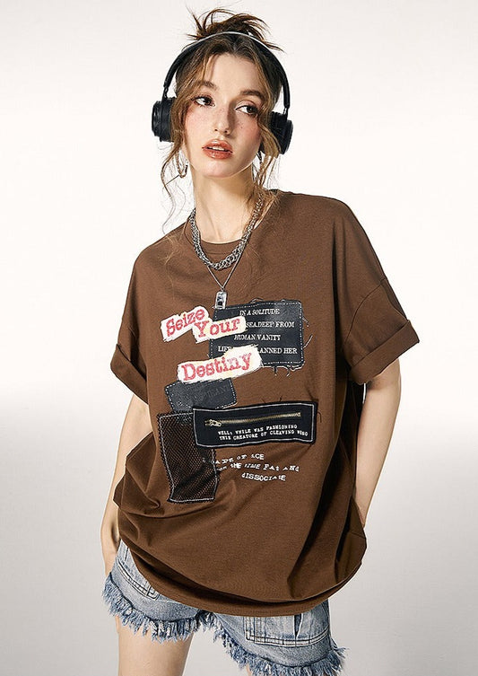 I'M ONE Red American Vintage T-shirt
