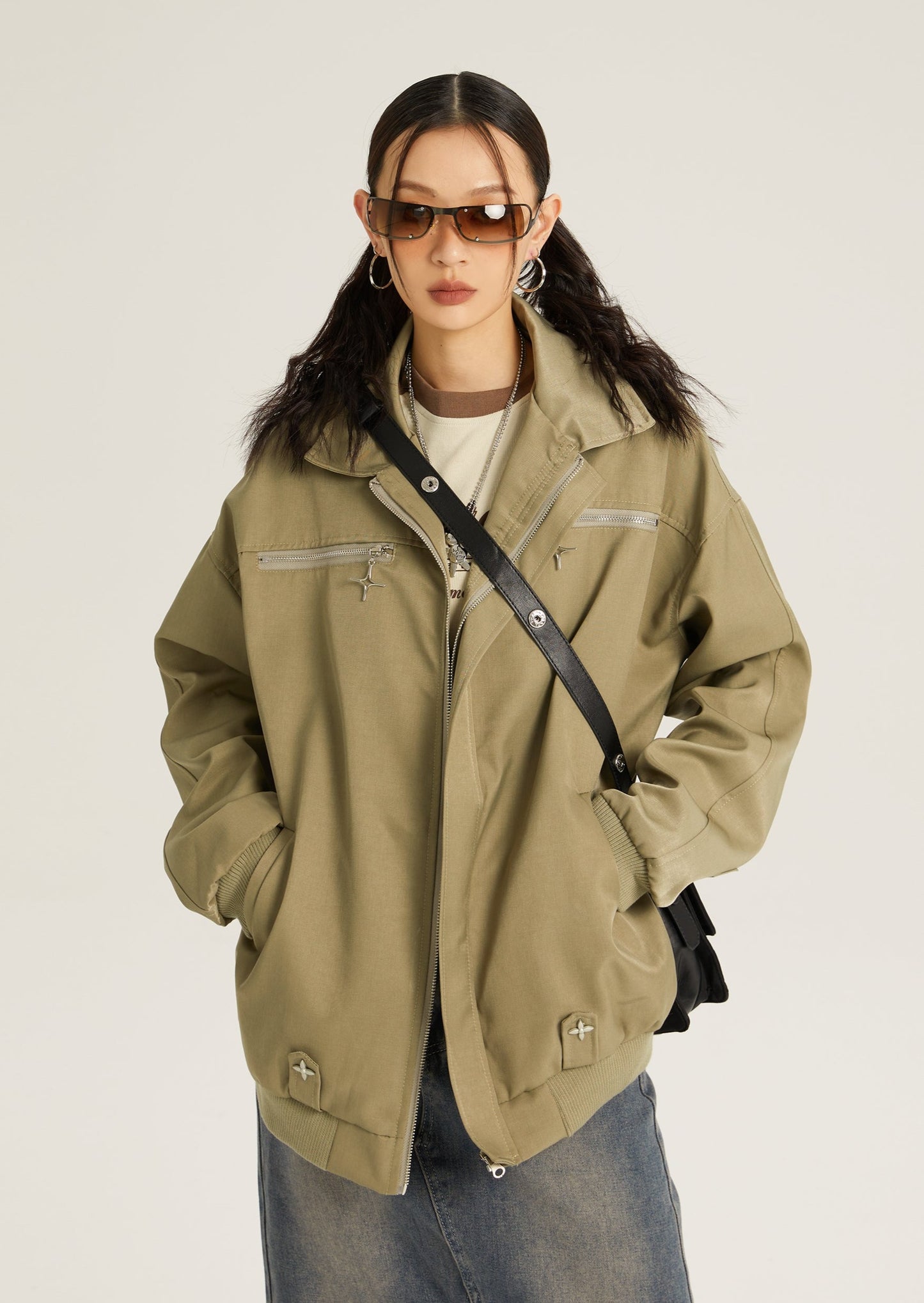 EZEK&STUDIO American Retro Lapel Jacket
