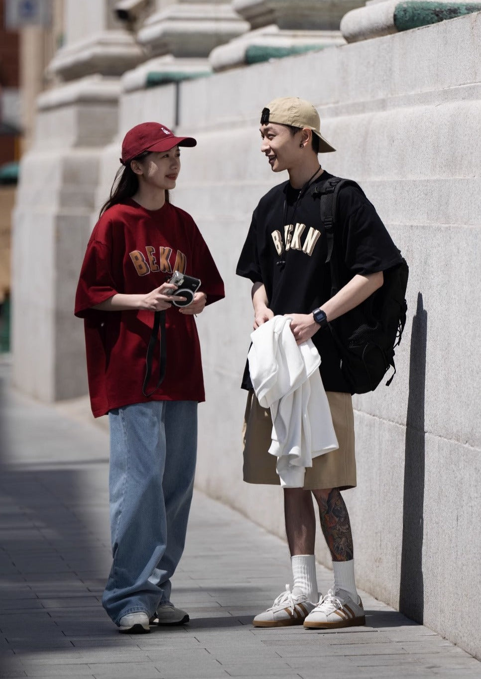 BELLKENIDE Bekn Loose Print T-shirt