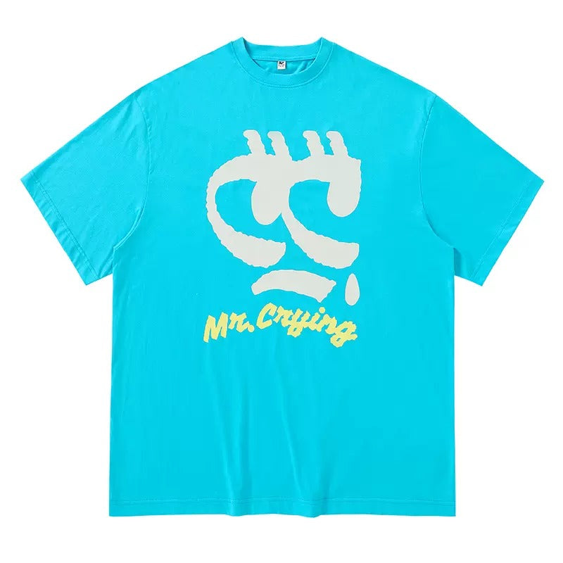CRYING CENTER Cry Face Print T-shirt