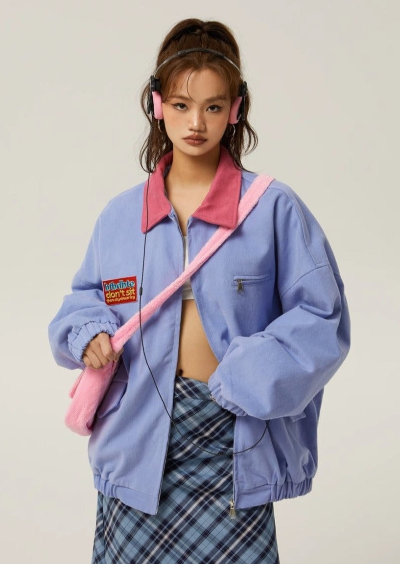 EZEK&STUDIO Classic Style Loose Casual Jacket