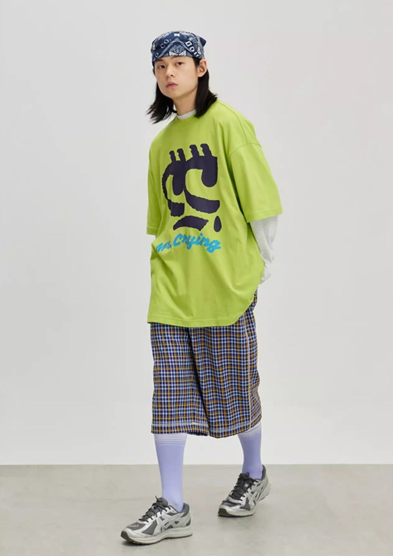 CRYING CENTER Cry Face Print T-shirt