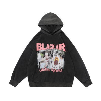 EZEK&STUDIO Washed Rock Hoodie
