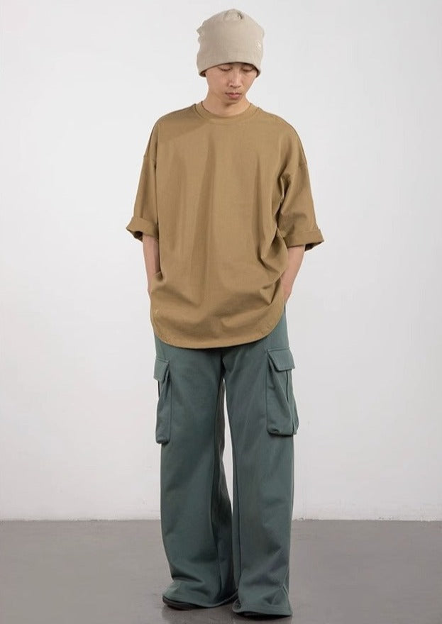 CRYING CENTER Low Waist Work Pocket Pants