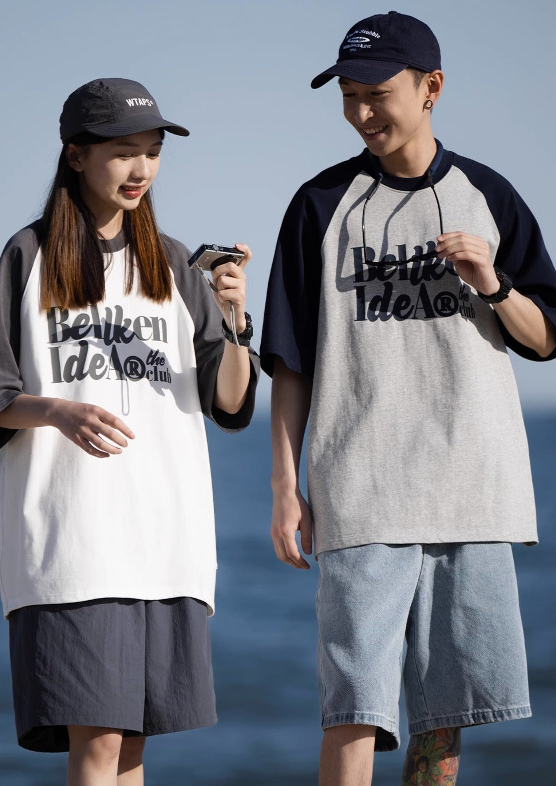 BELLKENIDE Vintage Color Raglan T-shirt