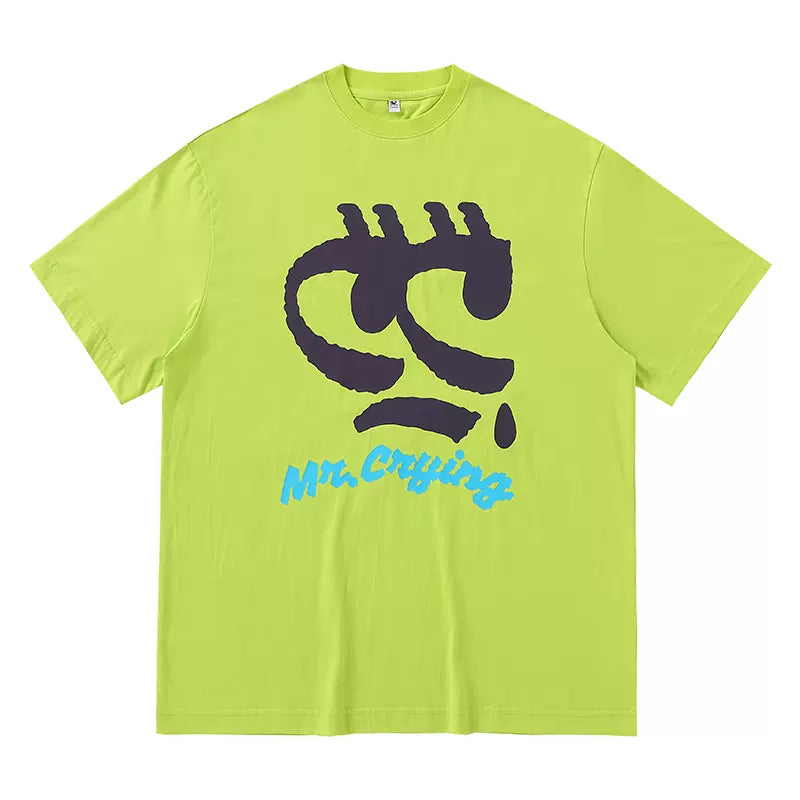 CRYING CENTER Cry Face Print T-shirt