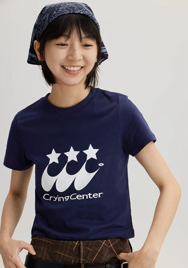CRYING CENTER Star T-shirt