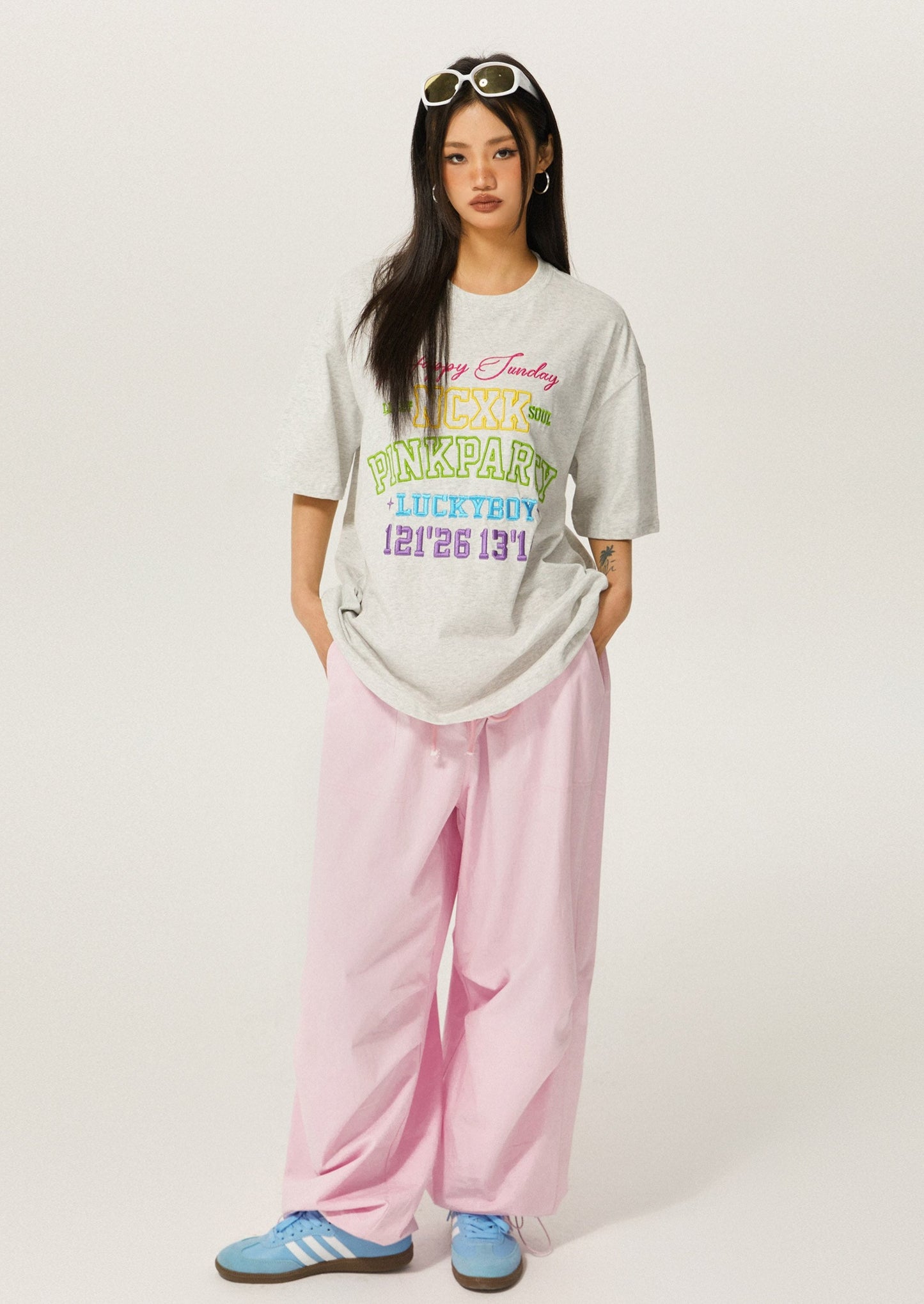 EZEK&STUDIO Retro Hiphop Print T-shirt