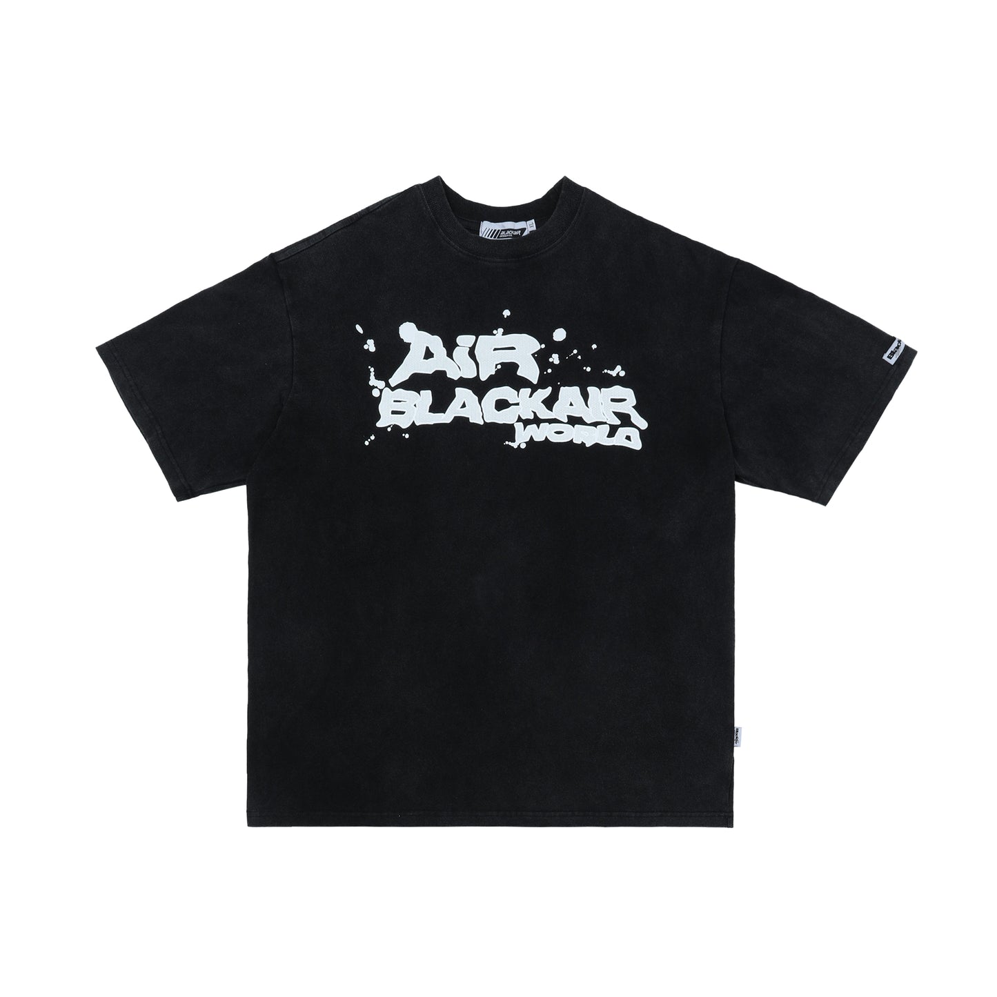 EZEK&STUDIO American Retro Wash Old Print T-shirt