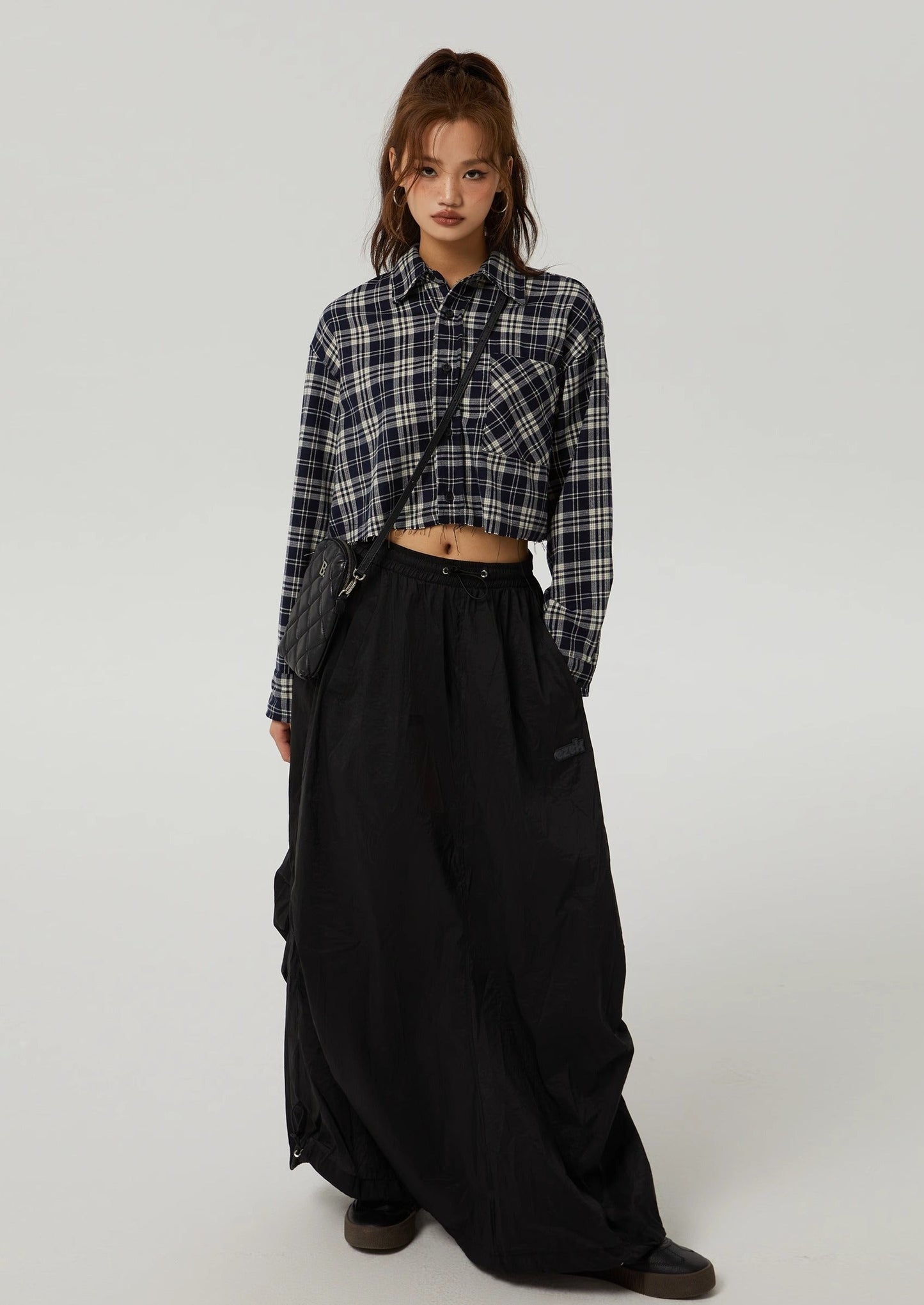 EZEK&STUDIO Bluish Pattern Casual Shirt