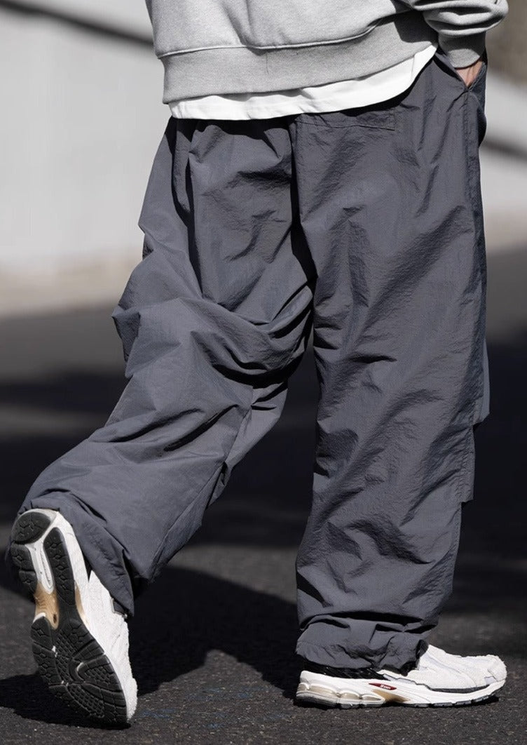 BELLKENIDE Silhouette Drawstring Work Pants