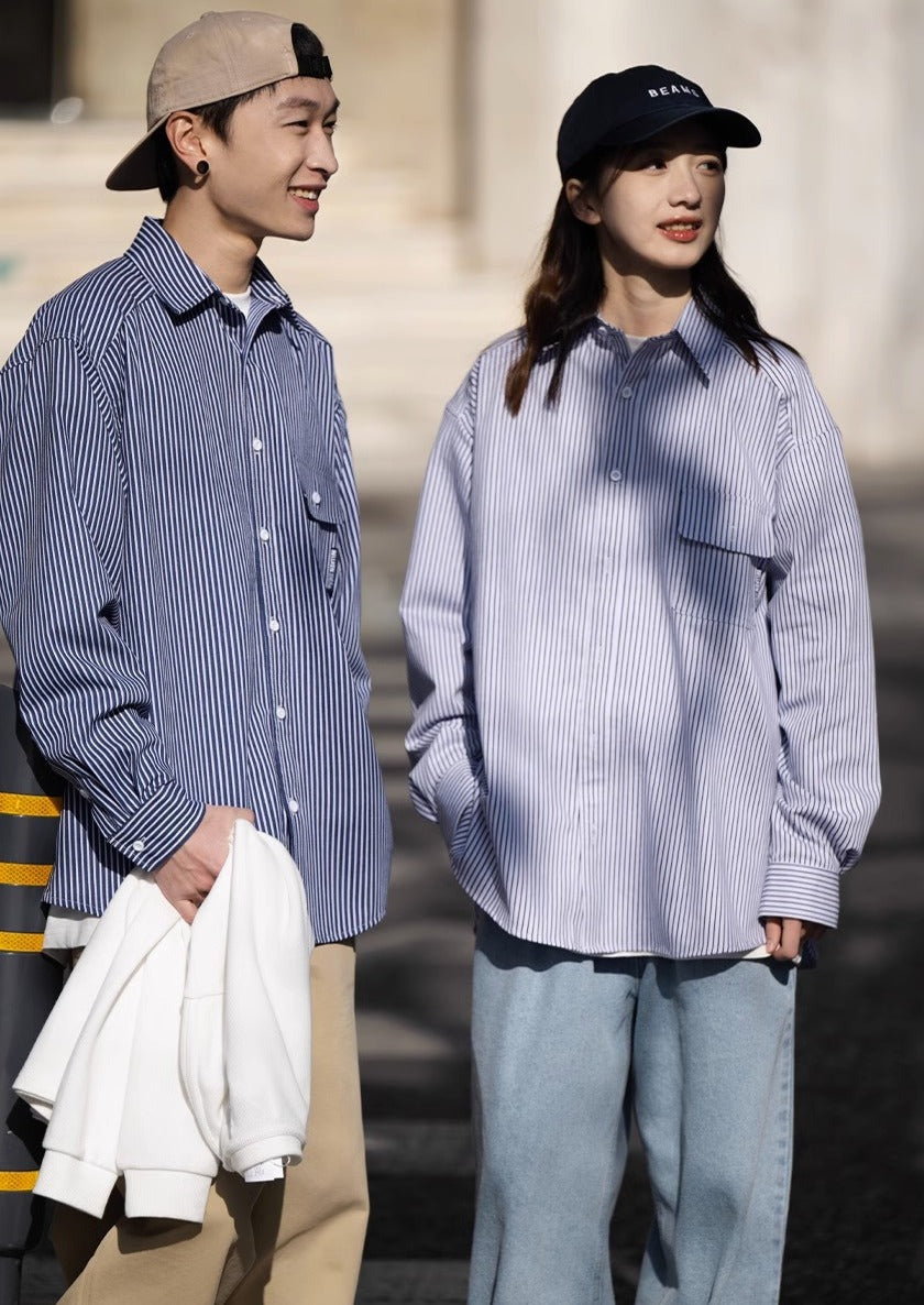 BELLKENIDE Stripe Long Sleeve Shirt