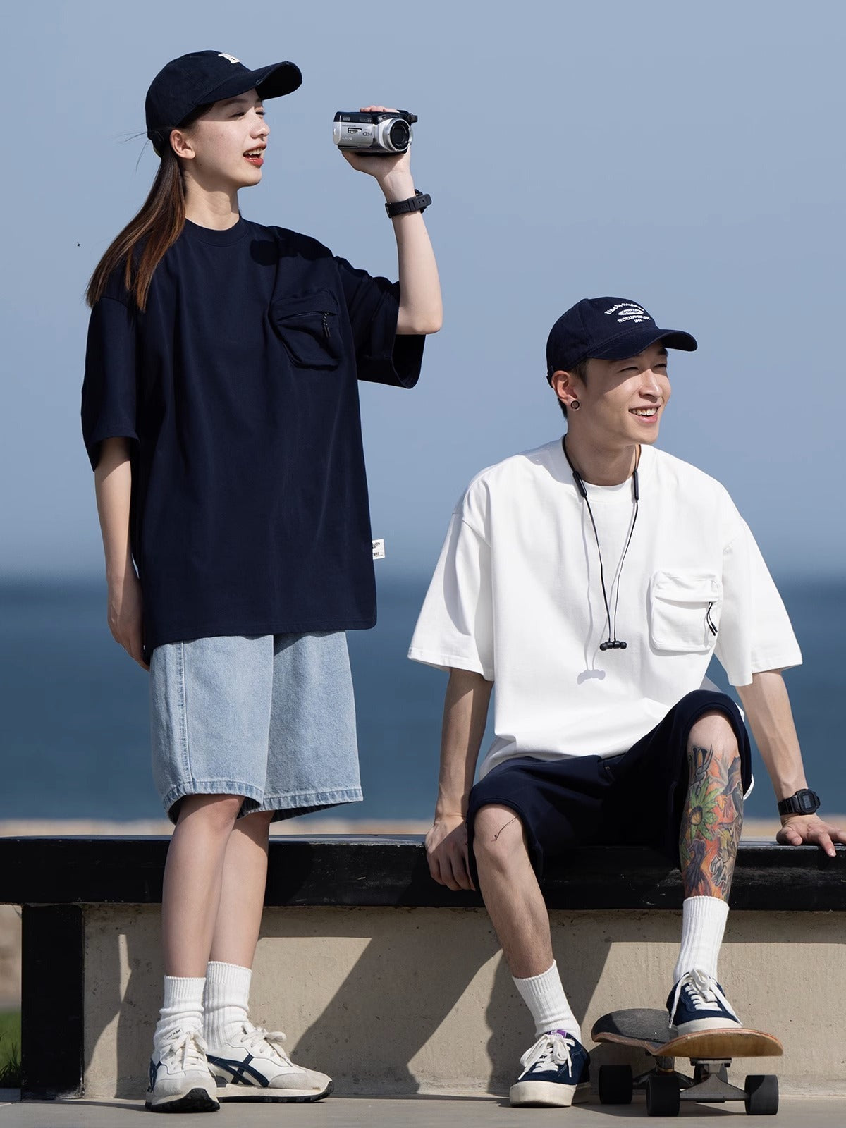 BELLKENIDE Street Style Pocket T-shirt