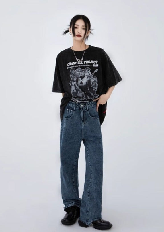 EZEK&STUDIO Chan Yoou Band T-shirt