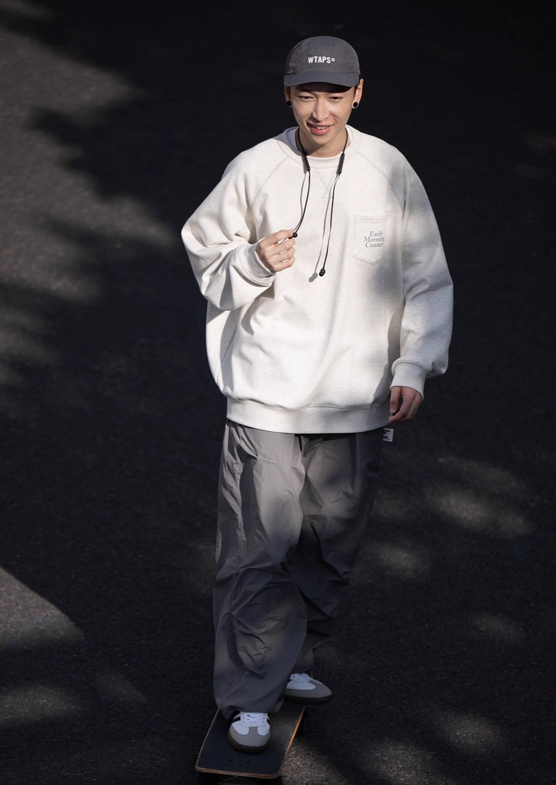 BELLKENIDE Silhouette Drawstring Work Pants