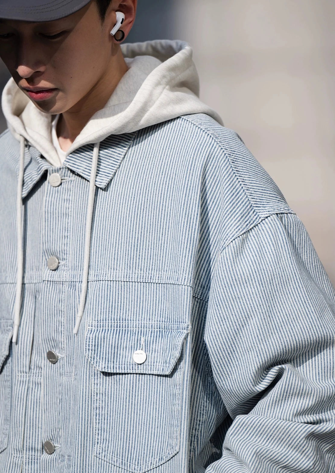 BELLKENIDE Vintage Loose Denim Jacket