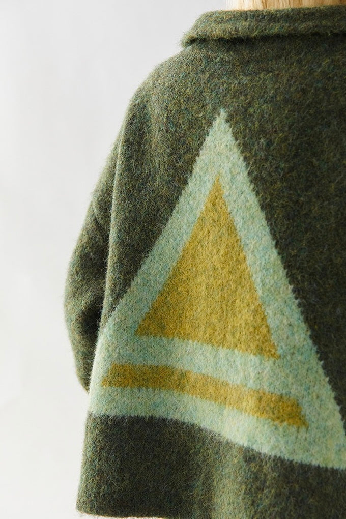 CONP Triangle Warning Knitted Jacket