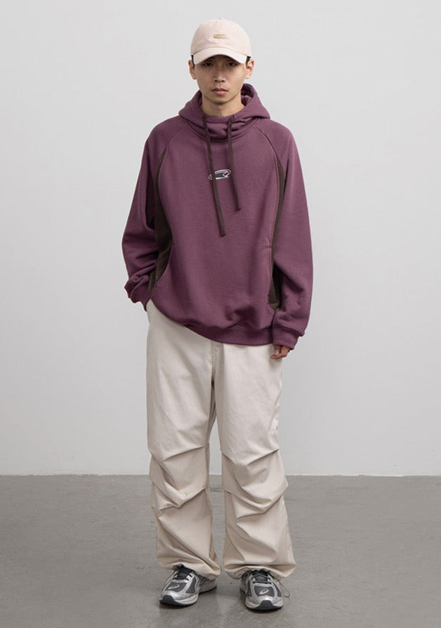 CRYING CENTER Wave Panel Hoodie