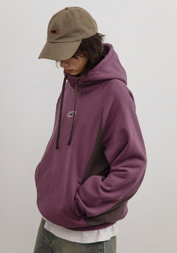 CRYING CENTER Wave Panel Hoodie